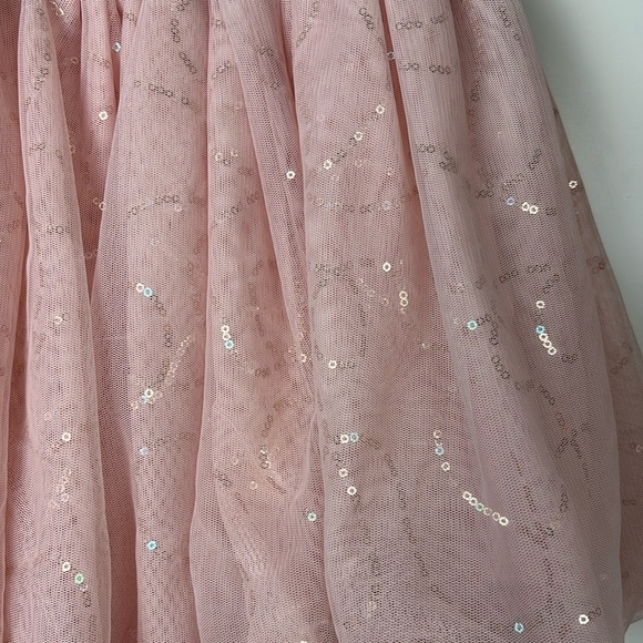 Disney Bippity Boppity Boutique Pink Sequin Tulle Skirt - Small - Picture 2 of 8